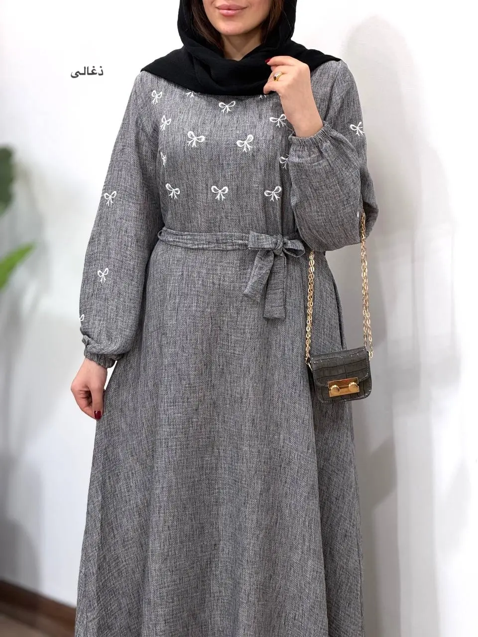 پیراهن مانتویی گلدوزی آیسو مه دخت